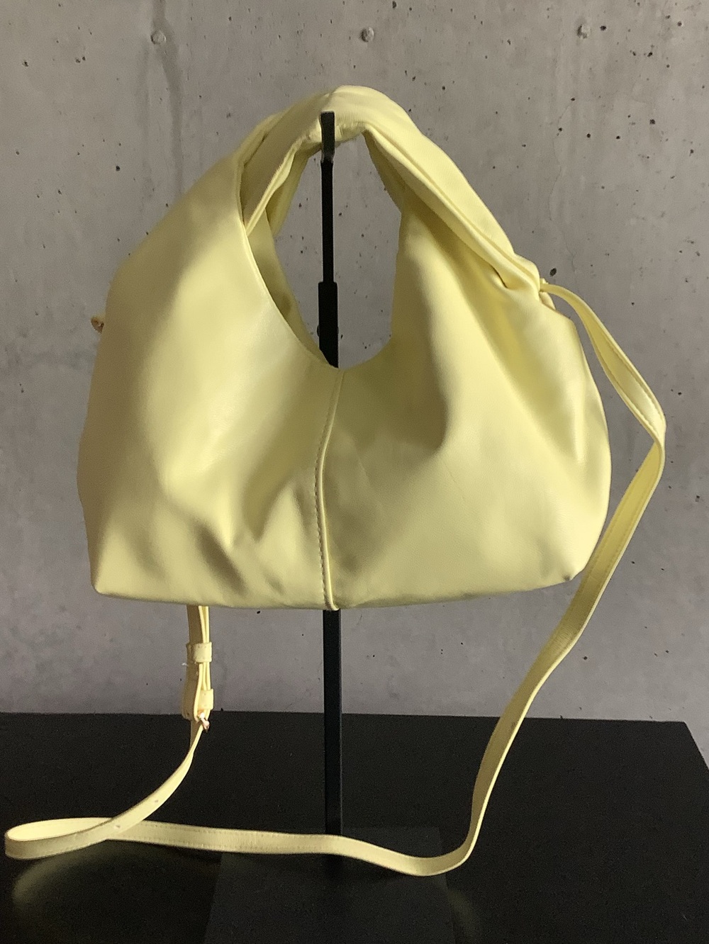 A New Day Mini Twist Top Handle Crossbody Bag Yellow - Picture 1 of 12